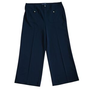 M Jules & Leopold Midnight Black Wide-Leg Crop Pants